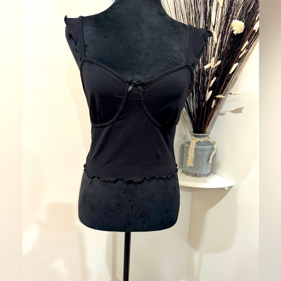 Heart & Hips Tops - Heart and Hips Whimsical Goth Top - Junior Size Large